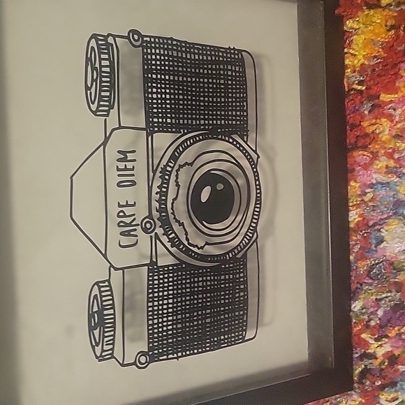 Unbranded Capre Diem Shadow Box Style Wall Decor 12x12 - Picture 6 of 10